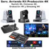 Serv. Arriendo Producción 4K Multicámara